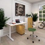 Under Desk Narrow Mobile Pedestal | DM