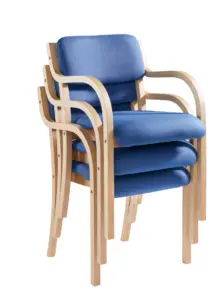 Prague Wood Frame Conference Chairs | DM