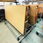 Beech Flip Top Rectangular Table