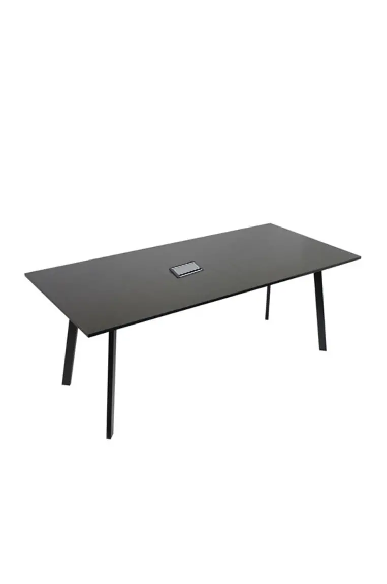 Black shop meeting table