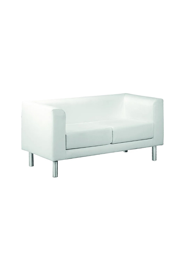 White Leather Sofa - Docklands Furniture