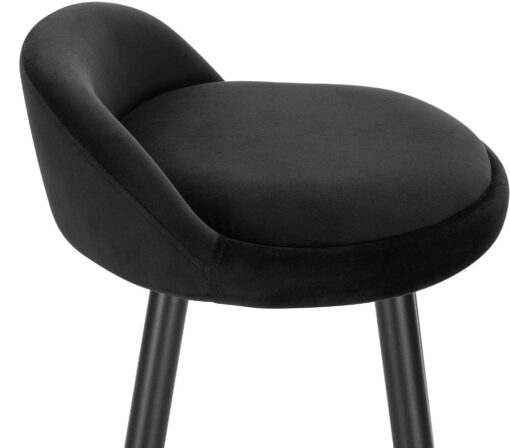 Black Velvet Stools