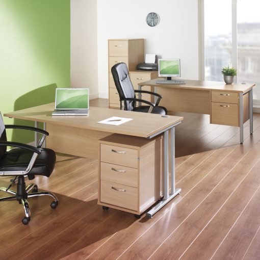 Bundle Offer Desk and 2 Drawer Pedestal | DM