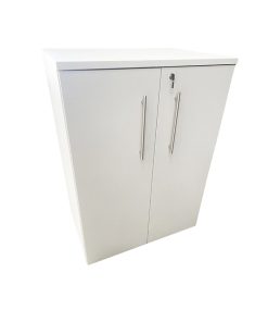White Double Door Cupboard