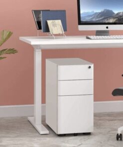 ACTIU White Slimline Pedestal