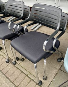 Sedus Mesh Cantilever Chairs
