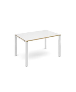 White Walnut Desks with 4 legs